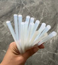 热熔胶棒7mm*160mm透明环保热熔胶高粘热熔胶条手工胶棒 热胶棒7*160mm【100根】 实拍图