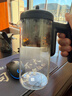 鸣盏飘逸杯玻璃内胆磁吸一键过滤泡茶壶茶水分离冲茶器沏茶壶功夫茶具 功夫茶壶MZ8003(长按滤茶)0.5L 实拍图