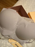 ubras无尺码云感托吊带背心隐形无痕文胸罩女士内衣女柔灰紫 实拍图