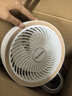 美菱（MeiLing）壁扇壁挂循环扇家用小型壁挂式轻音卫生间厨房风扇免安装 皓月白机械款 实拍图