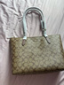 蔻驰（COACH）【官方授权店】奢侈品女包ZIP30系列托特包单肩手提包送女友礼物 4455IME74卡其棕色配色 实拍图