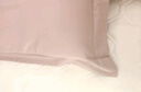 无印良品A类纯棉枕套48*74cm单只装 全棉纯色压框枕头套枕芯套  清新粉 实拍图
