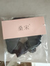 桑宋真丝发圈桑蚕丝丸子头绳丝绸简约气质款网红大肠圈甜美女手工发饰 黑色（一只装）3.5cm 实拍图