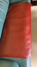 原牧 头层水牛皮凉席红木沙发垫 夏季牛皮坐垫椅垫子 单张 红棕整张无拼 60*120cm 实拍图