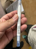 三菱（uni）双头荧光记号笔 学生作业手账绘画标记笔彩色笔 细0.4mm粗4mm PUS-103T 1支/袋 烟蓝色 实拍图