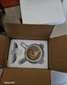 陶相惠茶杯陶瓷盖杯中号骨瓷水杯金边会议杯办公杯酒店商务喝茶开会杯子 实拍图