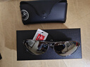 雷朋（RayBan）太阳镜反光开车驾驶偏光钓鱼墨镜男女款眼镜0RB8313礼物 004/K6枪色镜框偏光银色反光镜片 尺寸61 实拍图