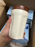 瑞幸咖啡304不锈钢双饮咖啡杯保温保冷咖啡杯 双饮杯拿铁棕340ml 实拍图