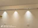 至御小山丘射灯cob全光谱深防眩7W嵌入式客厅洗墙卧室筒灯无主灯5550 外白内黑7W-4000K（开孔75mm） 白色款 实拍图