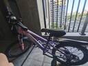 凤凰山地自行车男女变速山地车碟刹青少年儿童自行车学生单车 星际 粉紫【单速+辐条轮】 18寸【适合120-155cm】 实拍图