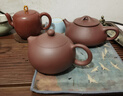 京东京造 宜兴紫砂壶手工【原矿紫泥】煮茶泡茶壶茶具 西施壶210ml礼盒装 实拍图