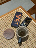 叁旬（sanxun） 知行陶瓷泡茶马克杯带盖过滤水杯女男办公室茶水分离杯子定制 知行【禅风黑】 实拍图