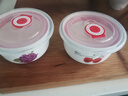 合兴利密封盖子硅胶保鲜盖微波炉冰箱用碗盖耐热厨房防串味加厚防漏圆形 4寸1个/适合碗内径8.9~9.4cm 实拍图