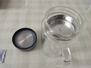 京东京造 茶杯 双层玻璃茶水分离泡茶咖啡杯子带把手大容量500ml 实拍图