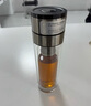 富光抗菌双层玻璃杯 一键开盖高硼硅泡茶杯子 茶水分离水杯子礼盒装男 实拍图