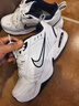 耐克NIKE男秋冬老爹鞋AIR MONARCH IV 运动训练鞋415445-102白蓝42 实拍图
