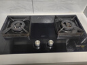 名气（MQ）天然气燃气灶国家补贴20%嵌入式家用5.0KW大火力猛火灶煤气灶双灶可调底盘钢化玻璃灶具JZT-A6510B 实拍图