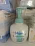 强生婴儿柔泡洗发水沐浴露二合一400ml+牛奶洗沐二合一400ml 泡沫 实拍图