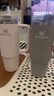 STANLEY巨无霸吸管杯水杯保温杯大容量办公车载不锈钢杯子887ML-烟灰 实拍图