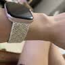 iboann适用apple watch s10表带S12S11编织iWatchs9腕带磁吸苹果手表s8表带s7/s6/se3高级ultra4配件se3 星光彩点磁吸编织表带·听音乐小狗 44/45/4 实拍图
