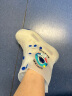 牧萌儿童雨鞋套男童女童耐磨防水防滑水鞋学生中高筒雨靴 太空人 3XL 实拍图
