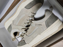 骆驼（CAMEL）男士潮流复古拼接运动休闲板鞋 G13A342155 山沙 40 实拍图