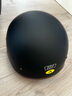 GXT摩托车头盔四季遮阳半盔瓢盔复古太子盔个性酷安全帽四季MT-4 哑黑（推荐花色） L（适合57~58cm） 实拍图