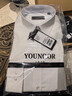雅戈尔（YOUNGOR）长袖衬衫男白色DP免烫衬衫纯棉面料舒适抗皱平整易打理 GLDP16384BJA白色 39 实拍图