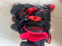 乐秀（ROADSHOW）轮滑鞋儿童专业全套装滑轮冰鞋直排轮滑旱冰鞋男女童RX1GT溜冰鞋 【锁轮款】黑红单鞋+轮滑包 L (36-39适合8岁+) 实拍图