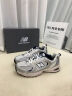 NEW BALANCE NB530官方老爹鞋男鞋女鞋情侣复古网鞋夏季透气网面运动休闲鞋 米白/金属银MR530KA 建议拍小半码 40 (脚长25cm) 实拍图