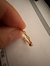 周六福彩宝碧玺黄金足金戒指生日礼物送女友J0212468 约1.87g 14号 实拍图