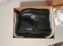 海澜之家HLA马丁靴男秋冬工装鞋子男士靴子男HAAGZM4AAZ0195 黑色加绒41 实拍图