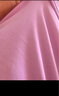 红豆居家（Hodohome）情侣全棉睡衣简约休闲风短袖家居服套装可外穿 女款香芋紫 S 160/84A 实拍图