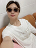帕森（PARZIN）太阳镜女 范丞丞同款时尚小框眼镜 防晒驾驶墨镜男礼物PZ12715B 实拍图
