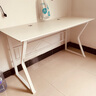 汤能优品电脑桌台式家用电竞游戏桌简约卧室书桌办公学习桌学生写字小桌子 暖白140*60-单桌【二代加粗腿】# 实拍图