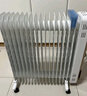 美的（Midea）【强劲热力】电热油汀/取暖器家用/加热电暖器/17片电暖气片/立式加热器大面积加湿恒温 HYW30GW 实拍图