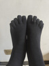 浪莎袜子女纯棉五指袜女士舒适运动休闲全棉分趾吸汗干爽棉袜5双装 实拍图