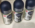 妮维雅（NIVEA）抑汗香体腋下止汗露男士黑白出众爽身走珠液50ml*3 实拍图