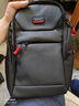 胸包男新款斜挎包商务休闲单肩包大容量休闲背包防水牛津布户外挎 纯黑色 实拍图