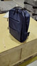 男士双肩包新款简约大容量商务电脑背包户外旅行时尚休闲学生书包 蓝色 实拍图