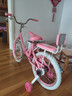 永久儿童自行车3-8岁小孩脚踏单车宝宝中大童女孩公主款童车 升级-白胎折叠】小猫粉+护具礼包 18寸 实拍图