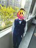罗蒙儿童西装男童礼服花童马甲套装主持人婚礼钢琴毕业表演 藏青  140 实拍图