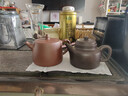百年利永宜兴紫砂壶纯全手工原矿紫泥泡茶壶功夫茶具竹节汉铎一壶两杯套装 竹节汉铎 240ml 原矿紫泥 实拍图