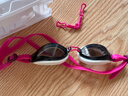 速比涛（Speedo）Edge日本进口精工游泳镜高清防水防雾泳镜游泳装备 白/粉/紫 实拍图