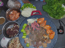 艾可熊韩式电烤盘多用途烤肉盘烤肉锅家用大尺寸电烤盘麦饭石烤肉少烟不粘插电烤盘铁板烧圆形电烤炉防烫 【岩黑】口径36CM 2-5人 赠礼 1层 实拍图
