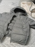 巴拉巴拉童装儿童羽绒服两件套男童女童套装2024冬装连帽外套208424107237 实拍图