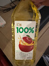 汇源100%果汁2L大桶瓶装果汁 桃汁+桃汁 2L*2桶 实拍图