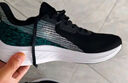 361°运动鞋男鞋飞鱼夏季网面透气撞色渐变跑步鞋缓震耐磨体测鞋 曜石黑/机能绿 44 实拍图