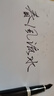 英雄（HERO）钢笔 382弯尖商务办公学生练字书法铱金签字墨水笔 美工尖 黑色 实拍图