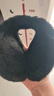 耳罩冬季男女保暖耳包护耳朵耳套加绒防寒耳捂子防冻耳帽加厚耳暖 翻毛款-黑色 均码 实拍图